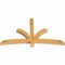 Ekena Millwork Davenport Rough Sawn Timber Gable Bracket, Western Red Cedar, 72"W x 42"H x 4"D x 4"F, 14/12 Pitch GBW072X42X0404DAV00RWR - alternate 4